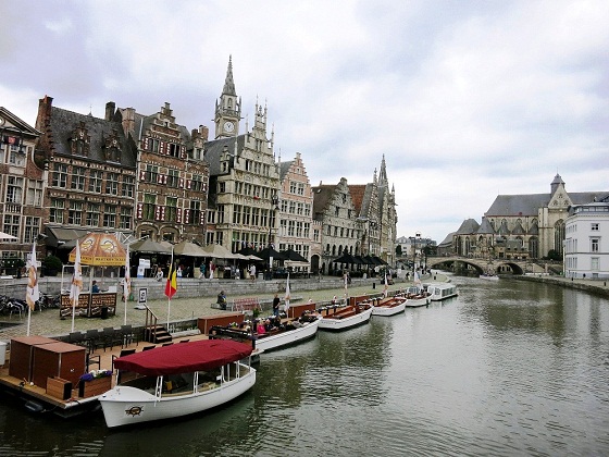 Ghent-Graslei old port