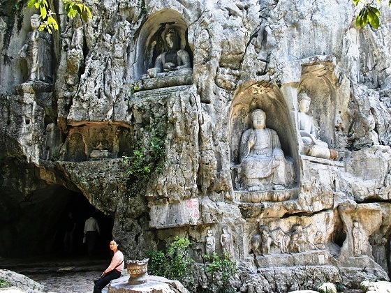 Hangzhou-Feilai Feng Stone carvings
