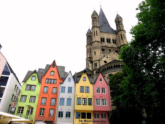 Cologne-Great St.Martin Church in the old town