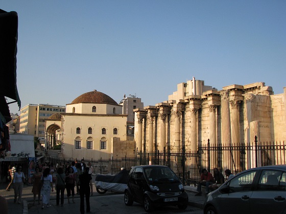 Athens-Monastiraki Square near the Plaka