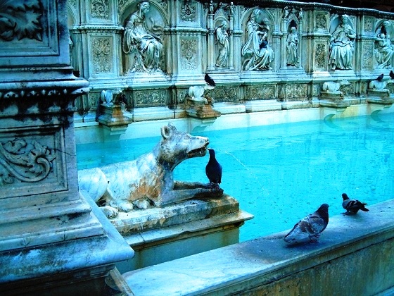 Siena-Piazza del Campo, Fonte Gaia
