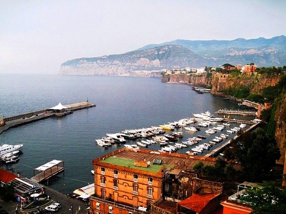 Sorrento-view of Marina Piccola