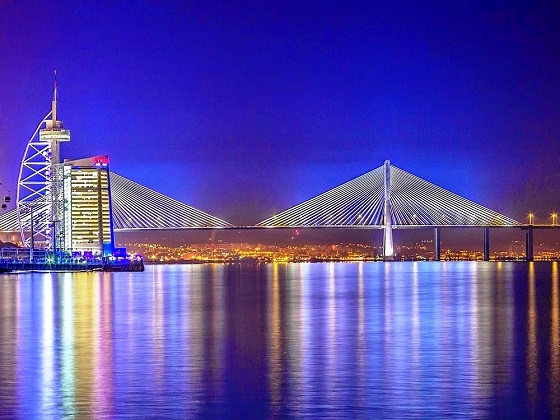 Lisbon-Vasco de Gama Bridge