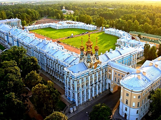 St. Petersburg-Catherine Palace, Aerial view