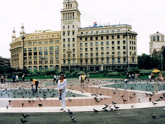 Barcelona-Plaza de Catalunia