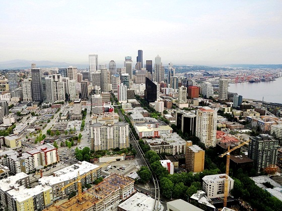 Seattle-View from Space Needle