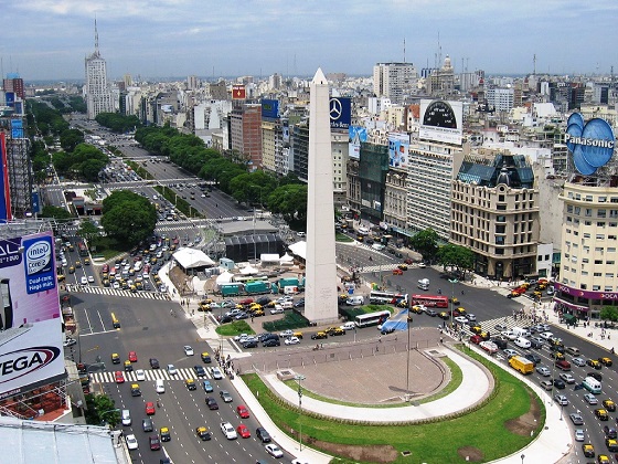 Argentina-Buenos Aires-Avenida 9 De Julio Argentina