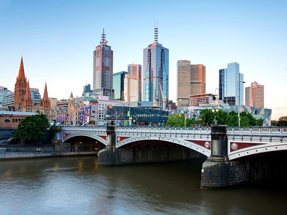 Australia-Melbourne Skyline