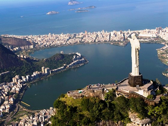 Brazil-Rio-Lagoa-Rodrigo de Freitas Lagoon