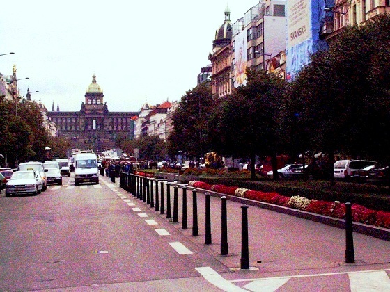 Prague-National Museum in Wenceslas Square