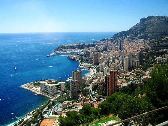 Monaco-View from above