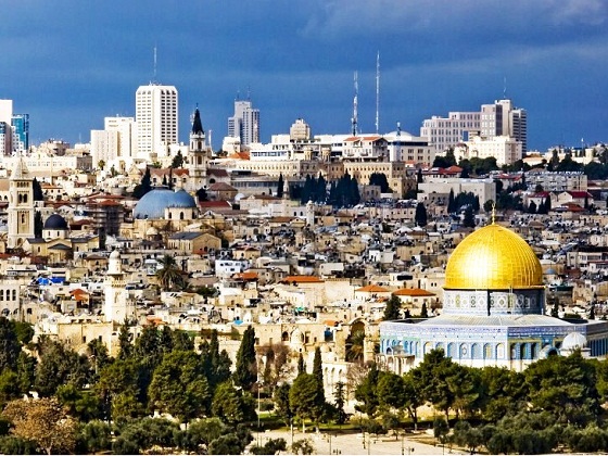 Israel-Jerusalem-Old and new City