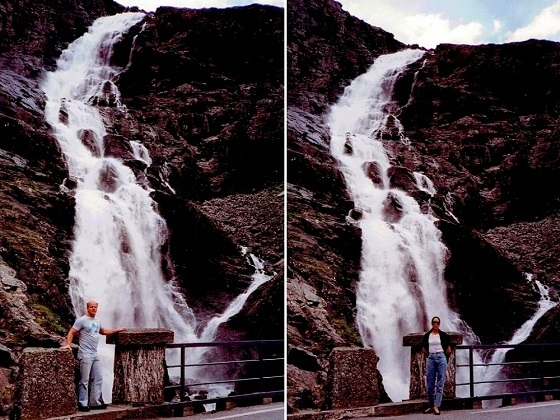 Trollstigen-Stigfossen Waterfall, Norway