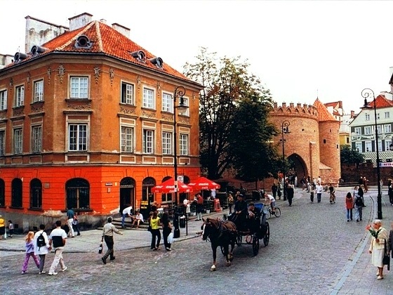 Warsaw-Old Town-barbican tower