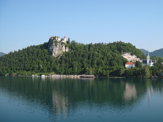 Bled-castle and church