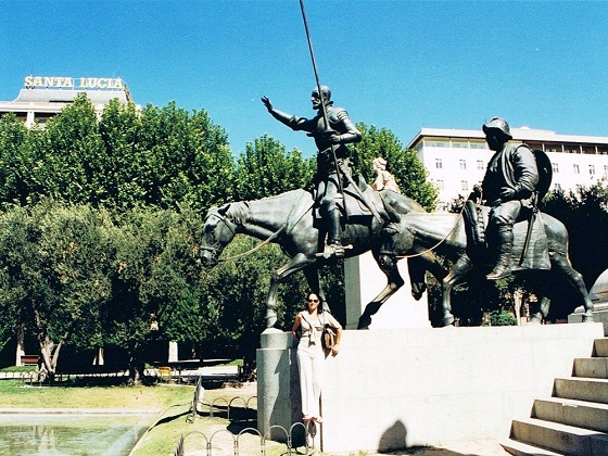 Madrid-Don Quixote and Sancho Panza