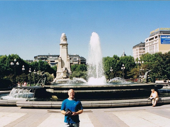 Madrid-Plaza de Espania-Fountain