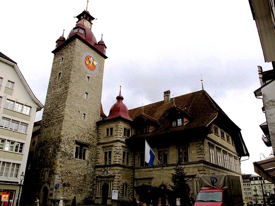 Lucerne-Town Hall, Clock Tower